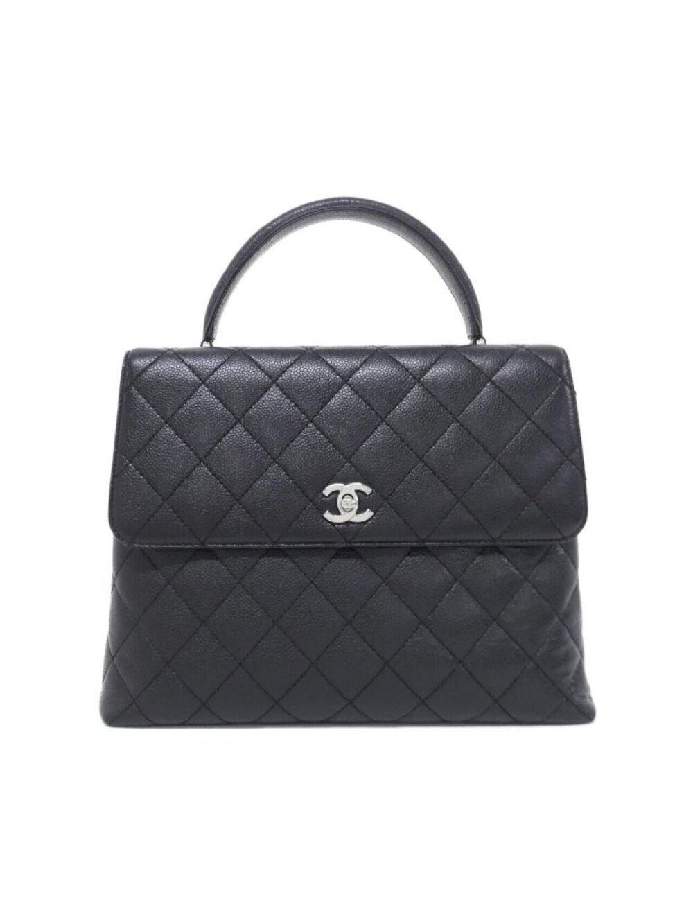 Chanel Vintage Bag Handbag Black
